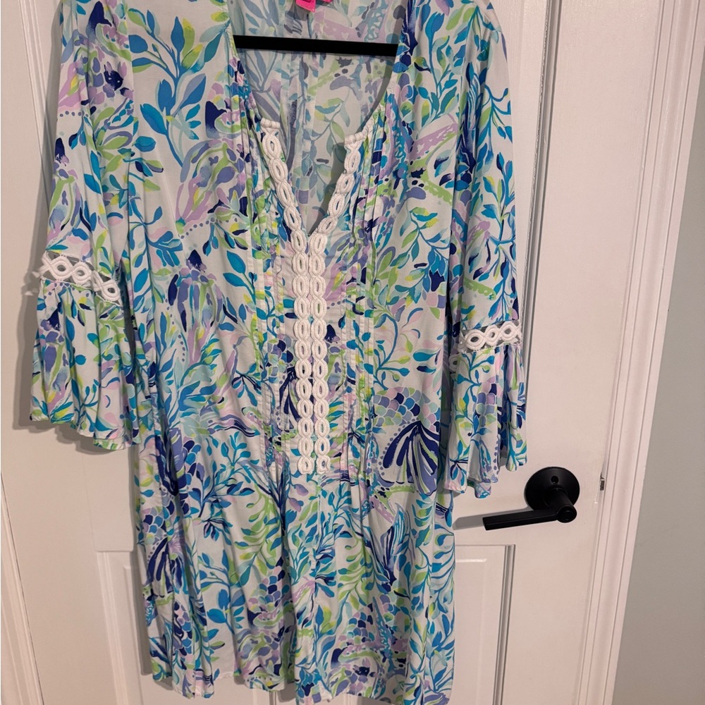 Lilly Pulitzer Holly Tunic Dress Resort SZ L